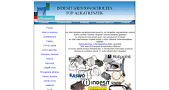 Desktop Screenshot of indesit.sinilap.hu