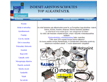 Tablet Screenshot of indesit.sinilap.hu